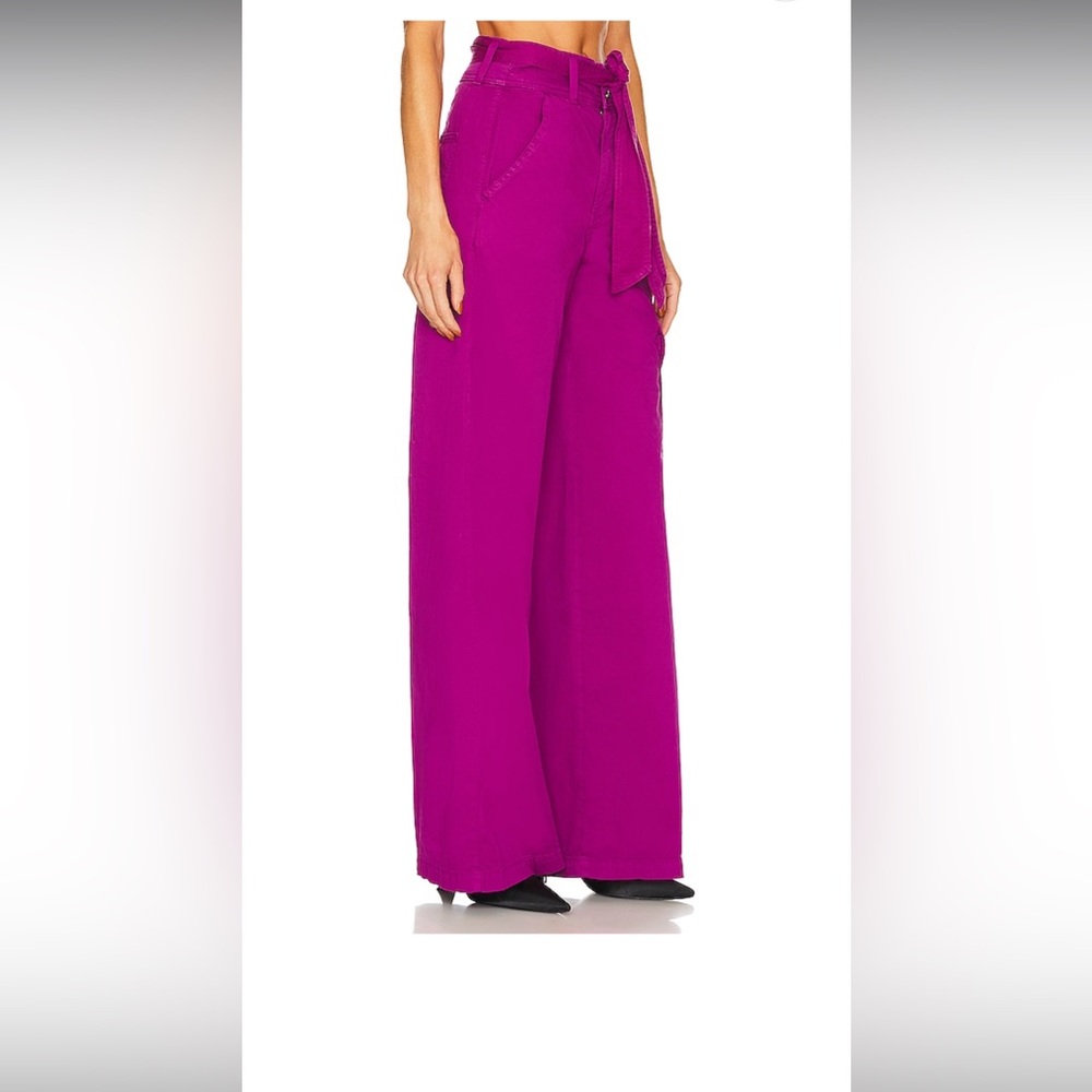 NWT Veronica Beard Belisa Tie-Waist Wide Leg Cargo Pants
